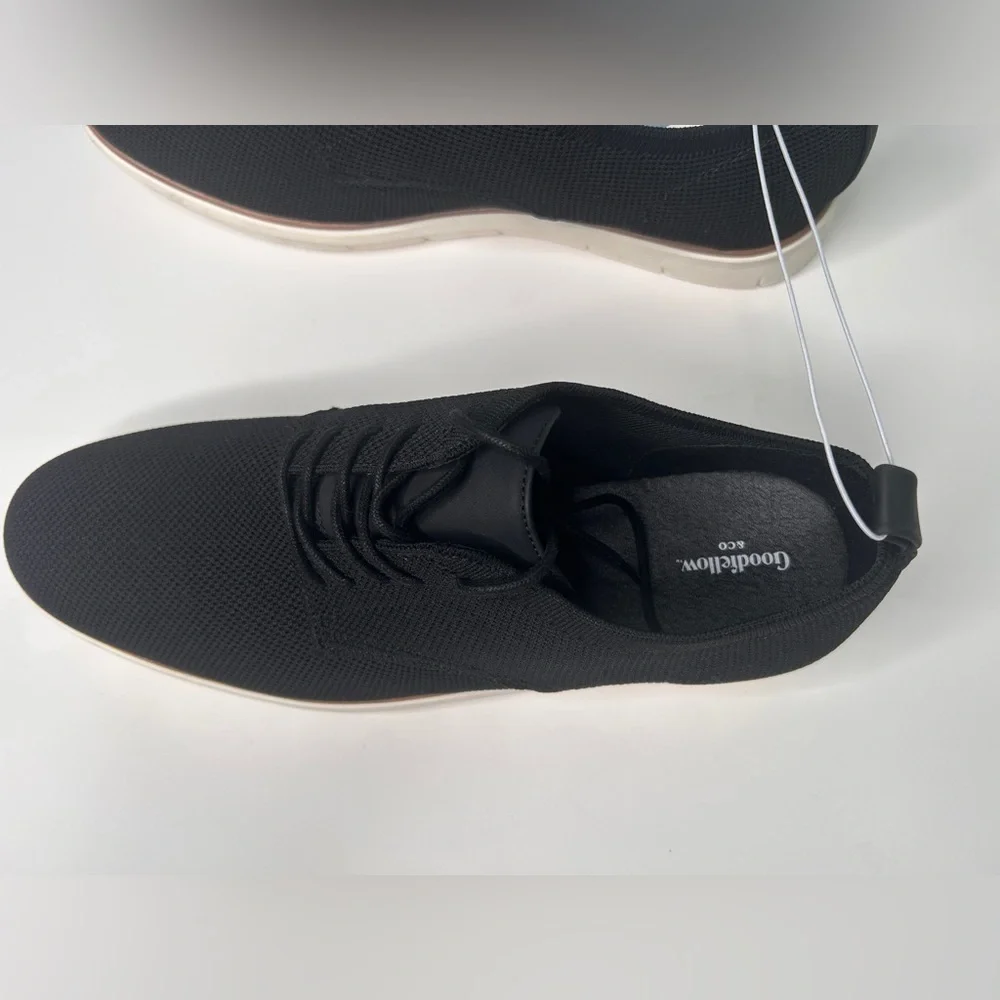 Goodfellow & Co Men's Kev Knit Dress Shoes, Black, Various Sizes